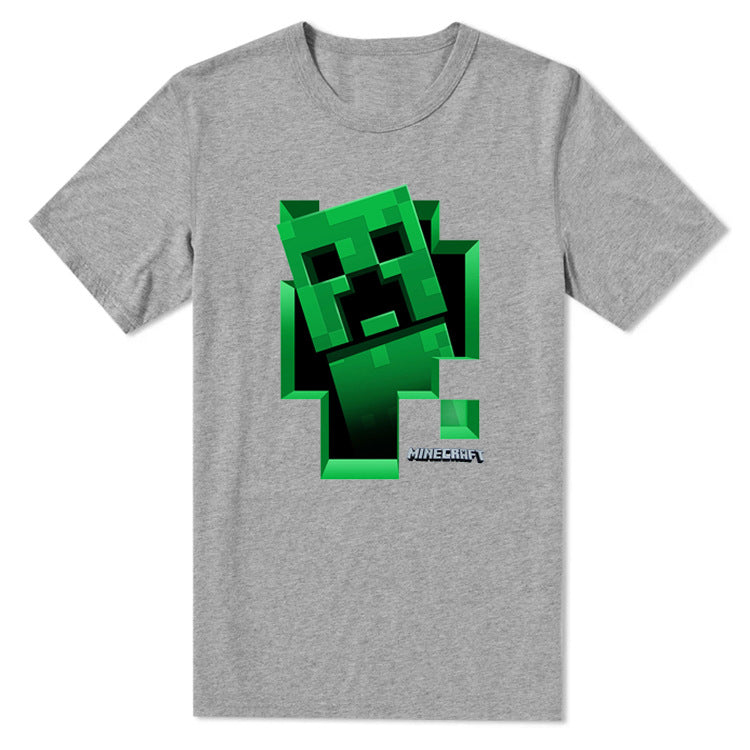 Cotton short-sleeved T-shirt