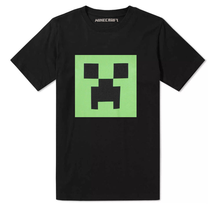 Cotton short-sleeved T-shirt